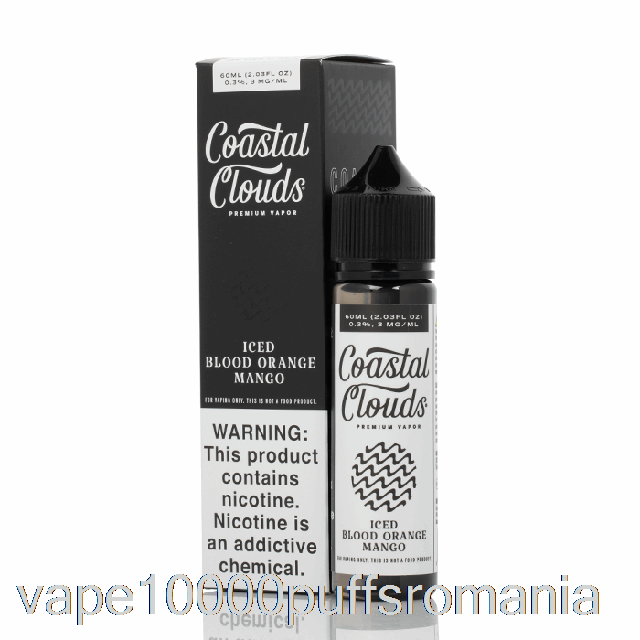 Vape Romania Iced Blood Orange Mango - Coastal Clouds Co. - 60 Ml 3 Mg